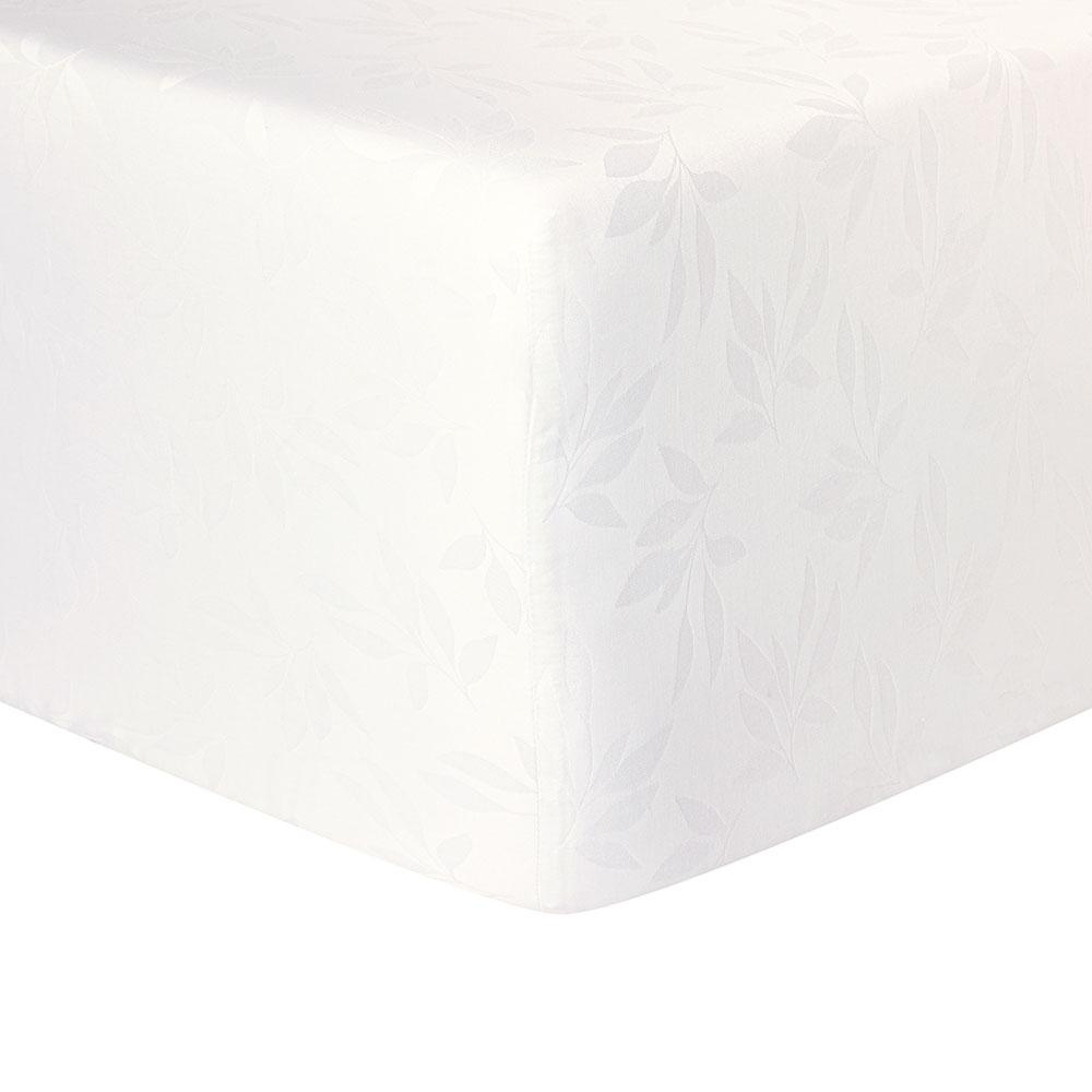 Drap housse Cris­tal Bleu Anne de Solène