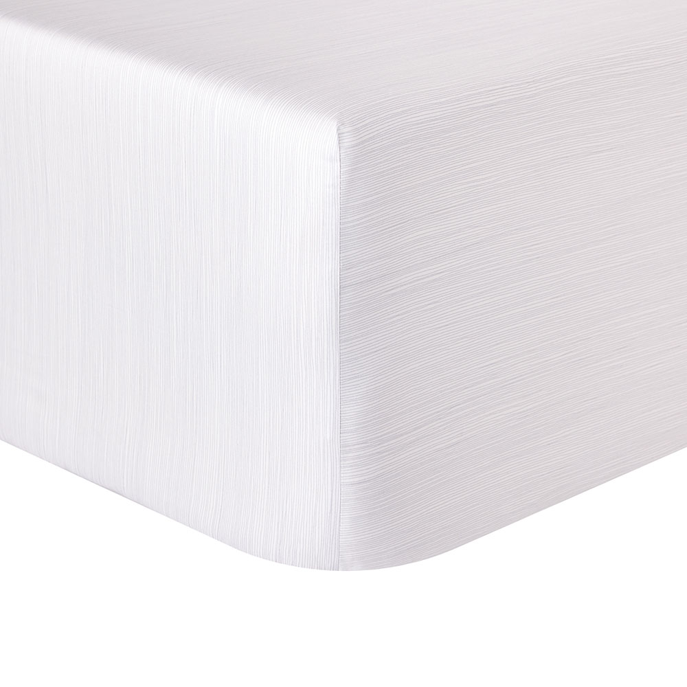 Drap housse Silence Gris Clair Anne de Solène