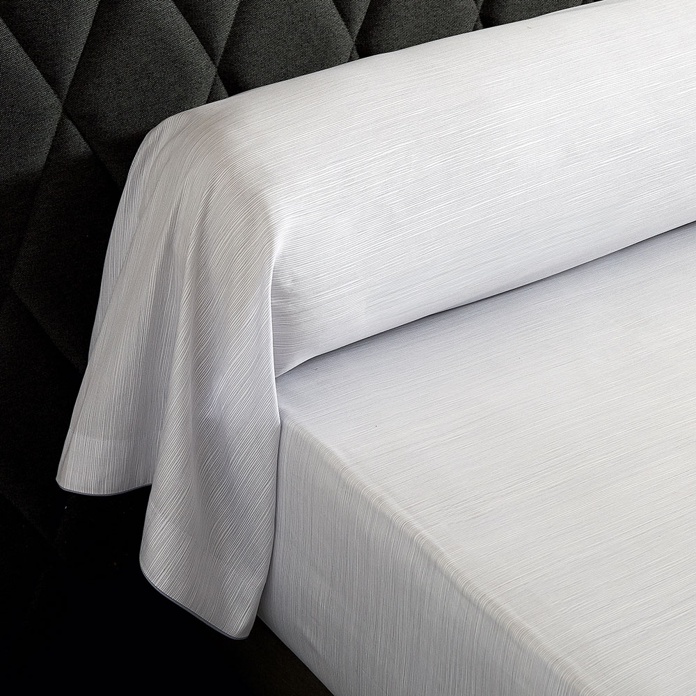 Drap housse Silence Gris Clair Anne de Solène