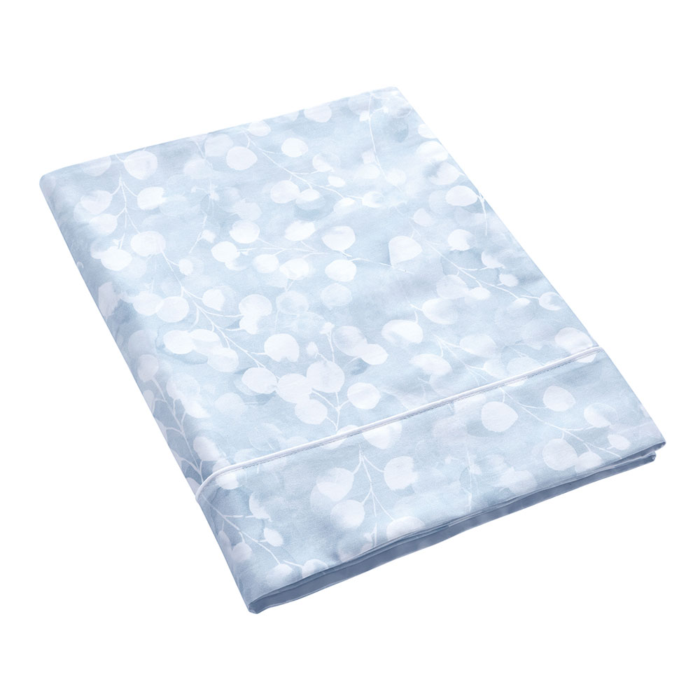 Drap plat Rosée Bleu Anne de Solène