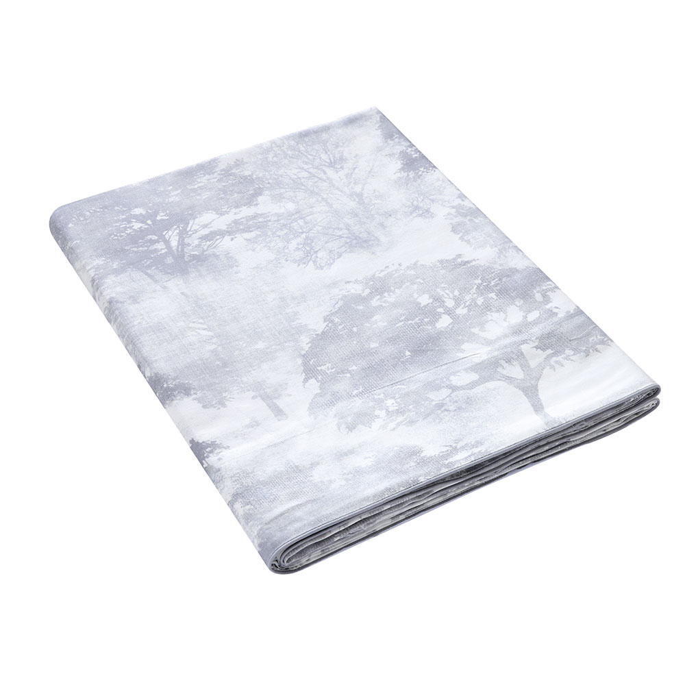 Drap plat Silence Gris Clair Anne de Solène