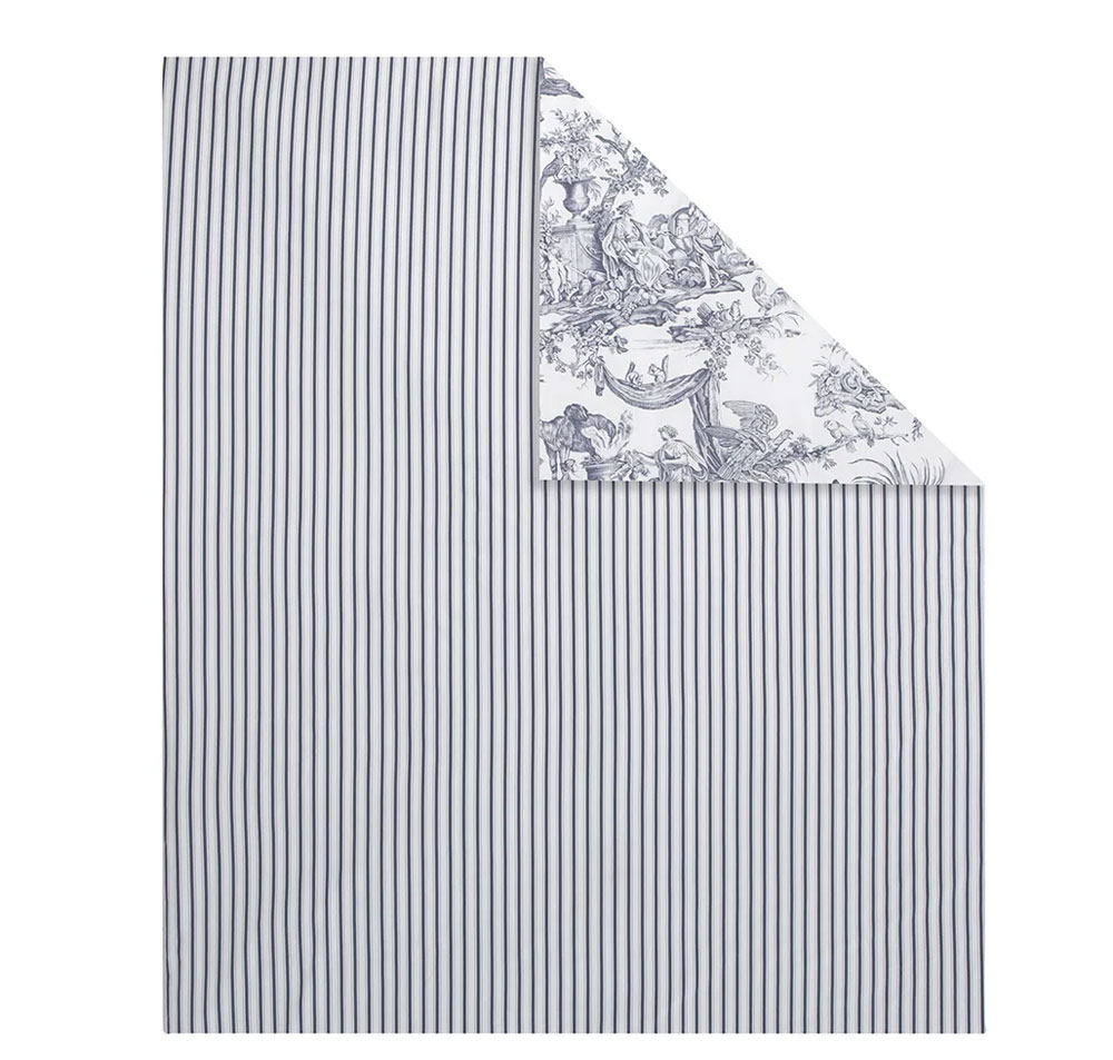 Housse de couette 4 Continents Blanc/Bleu Anne de Solène