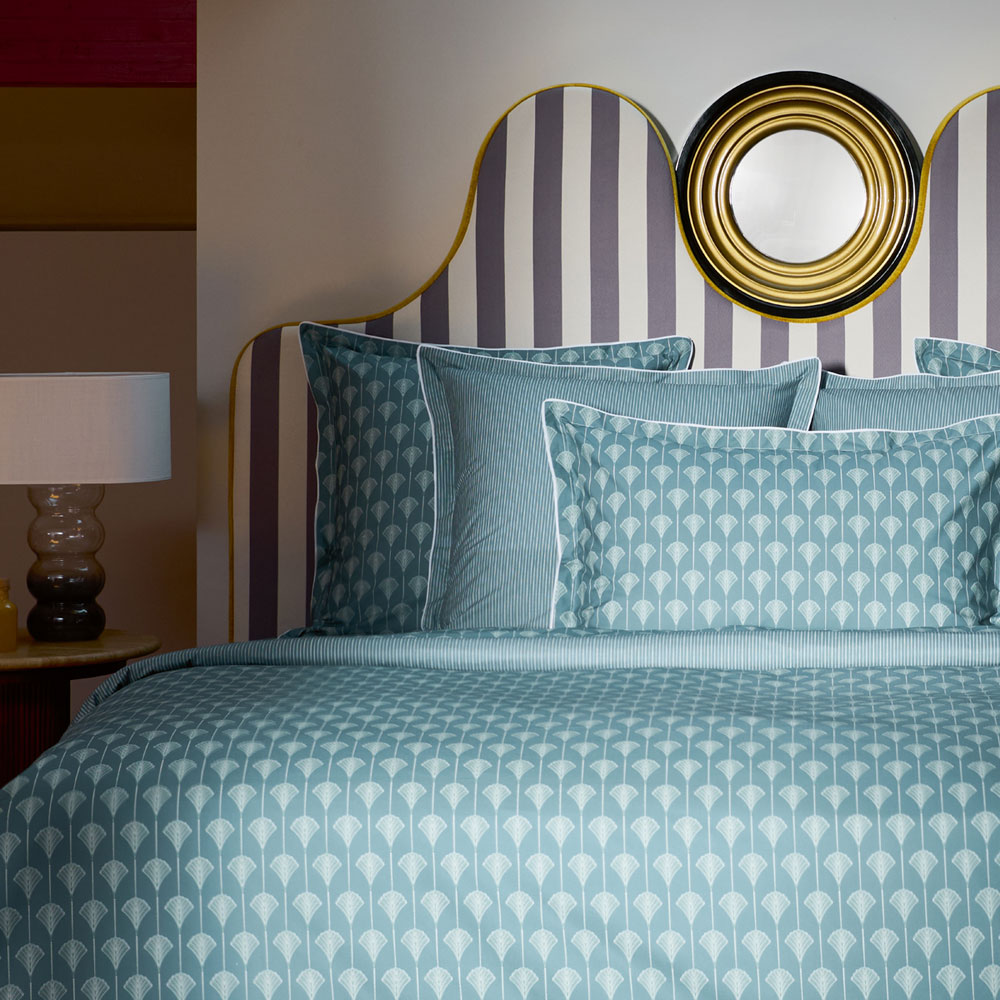 Housse de couette Aristo Bleu Anne de Solène