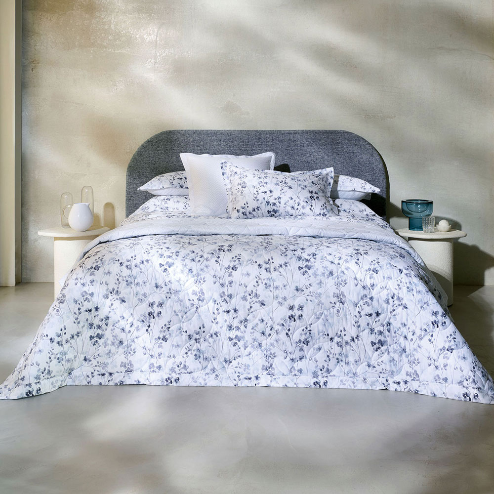 Housse de couette Calme Bleu Anne de Solène