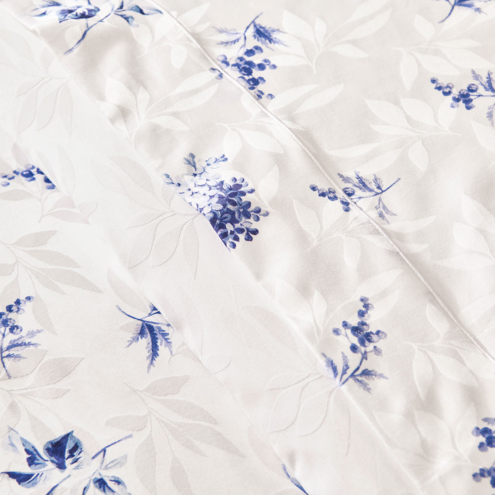 Housse de couette Cristal Bleu Anne de Solène