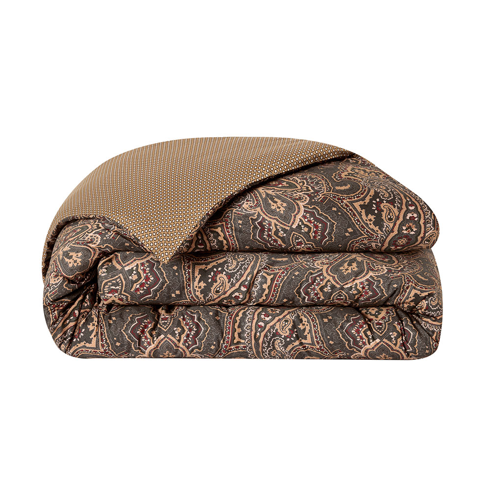 Housse de couette Esthète Vert Anne de Solène