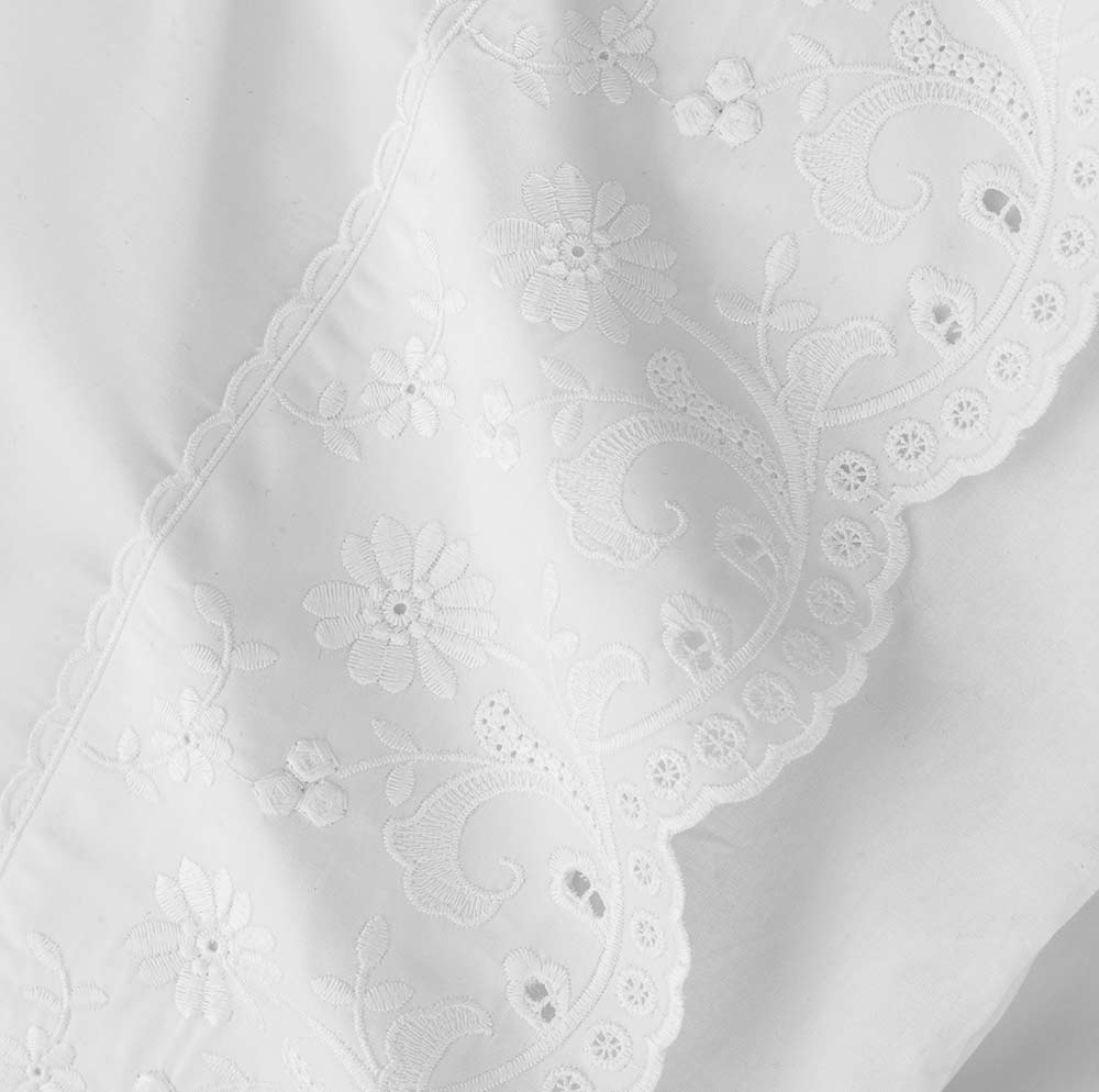 Housse de couette Héritage Blanc Anne de Solène