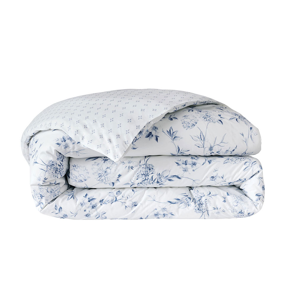 Housse de couette Malacca Bleu Anne de Solène