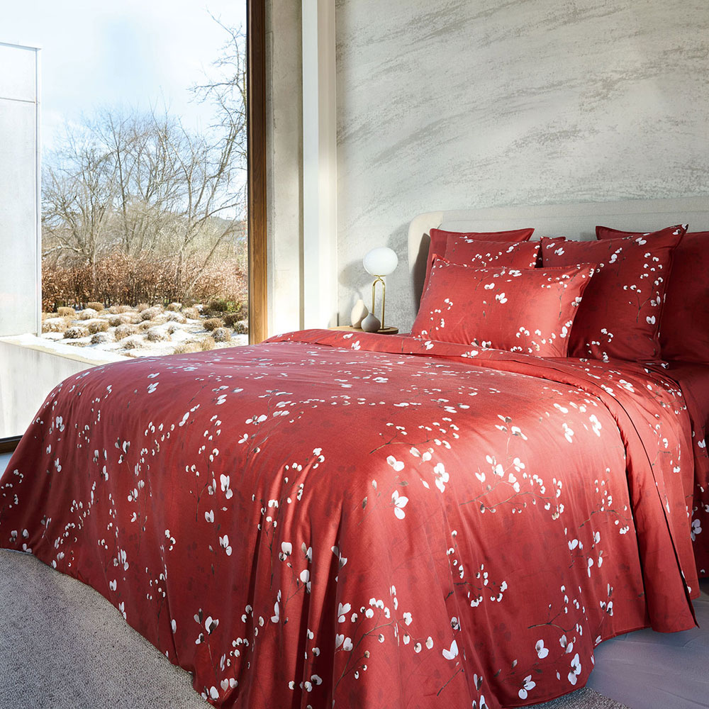 Housse de couette Minimaliste Terracotta Anne de Solène