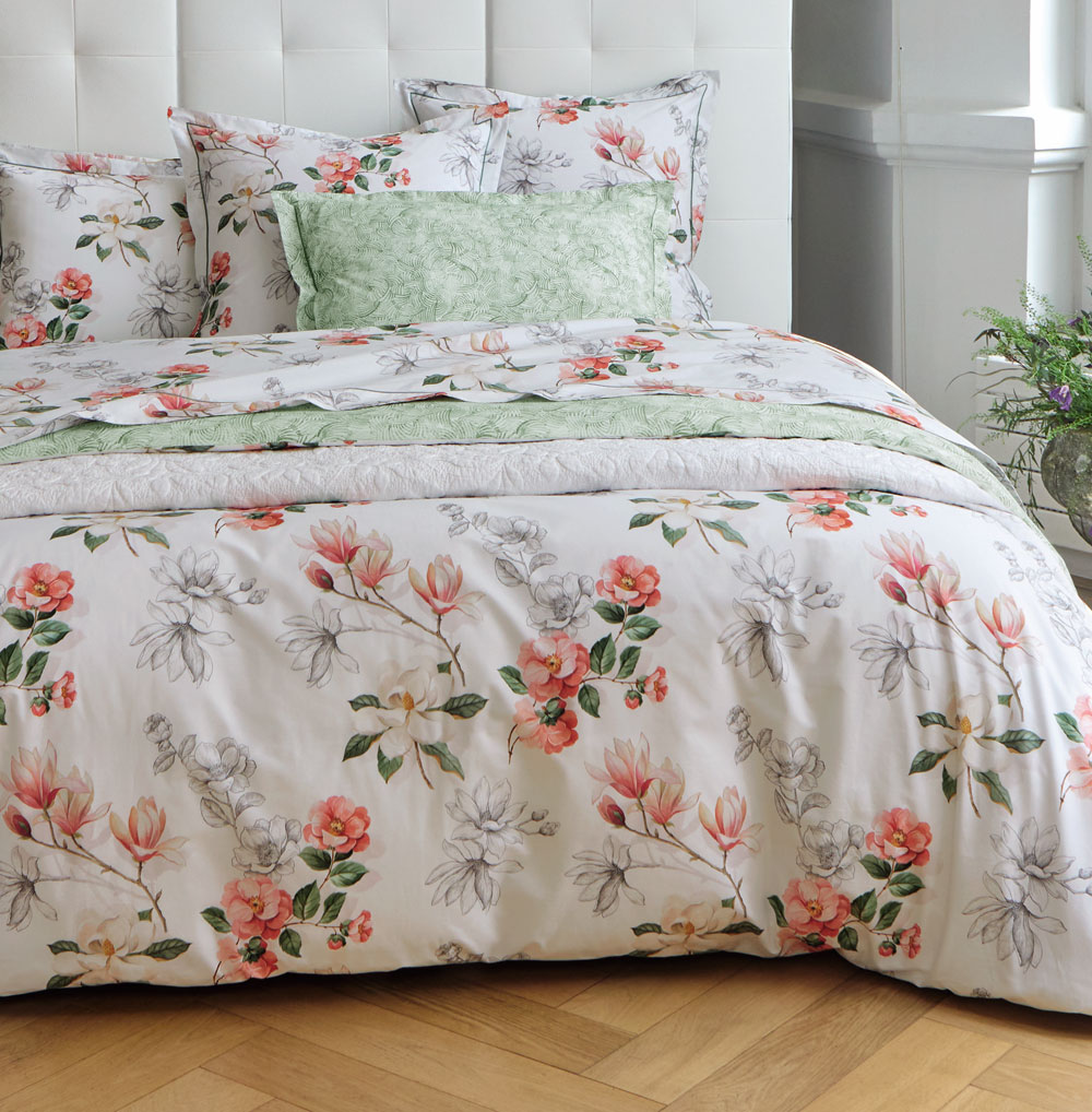 Housse de couette Villandry Rose Anne de Solène