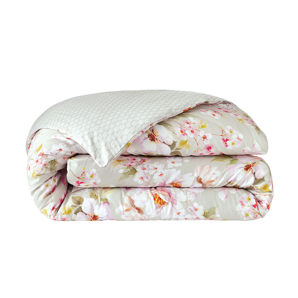 Housse de couette Voyageuse Rose Anne de Solène