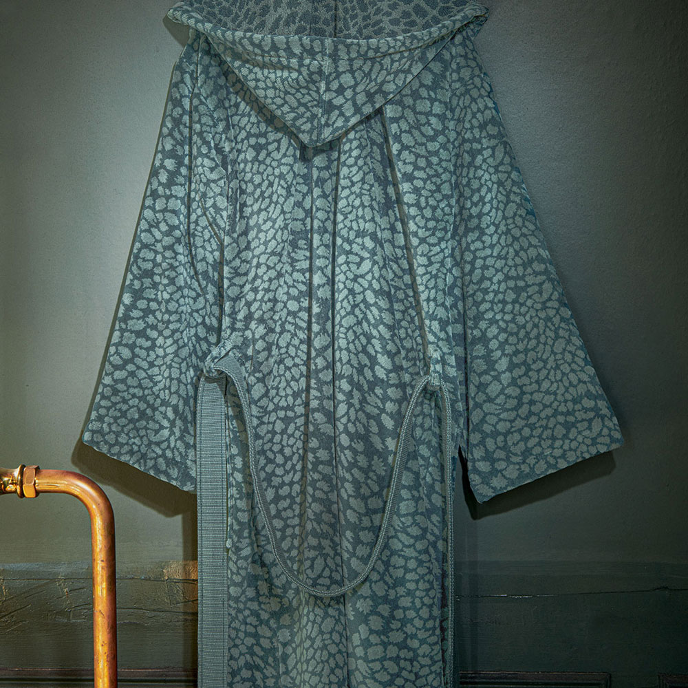 Peignoir capuche Imaginaire Vert Anne de Solène