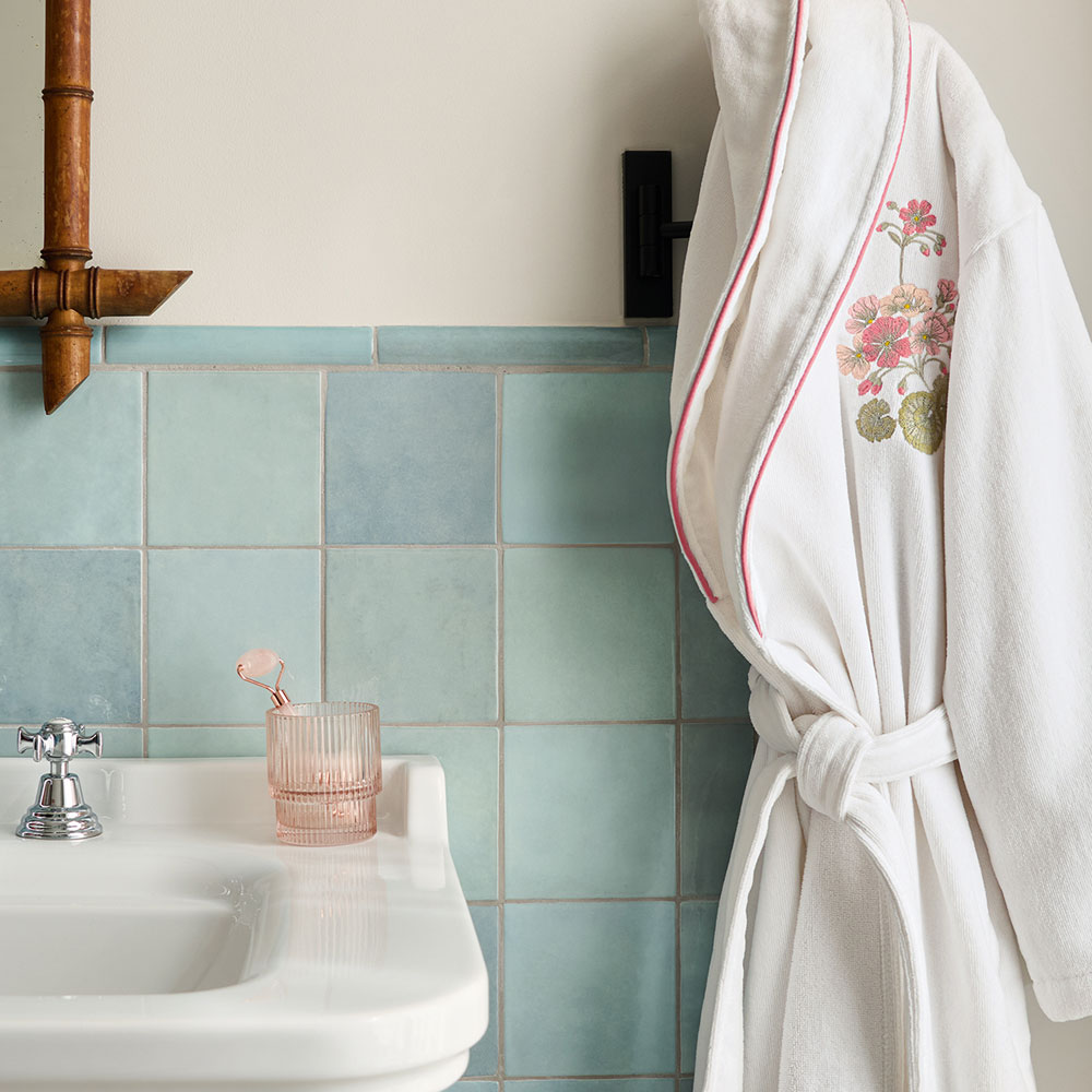 Peignoir de bain Flânerie Blanc Anne de Solène