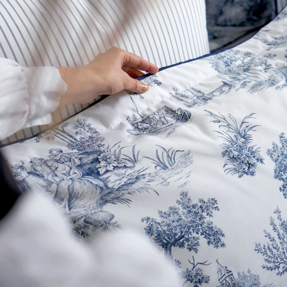 Taie d’oreiller Galante Marine Anne de Solène