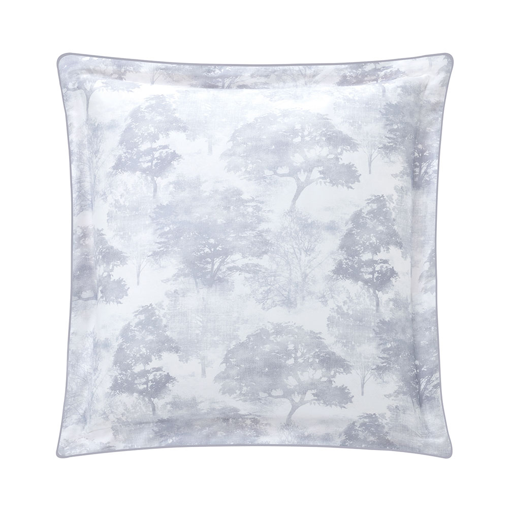 Taie d’oreiller Silence Gris Clair Anne de Solène