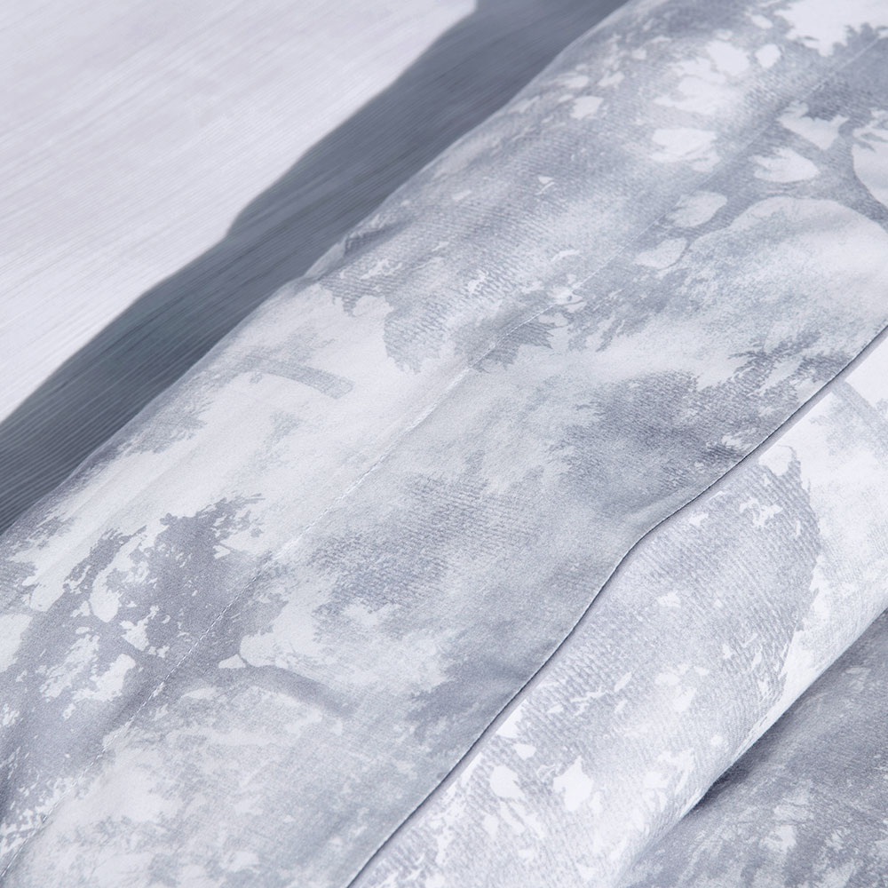 Taie d’oreiller Silence Gris Clair Anne de Solène