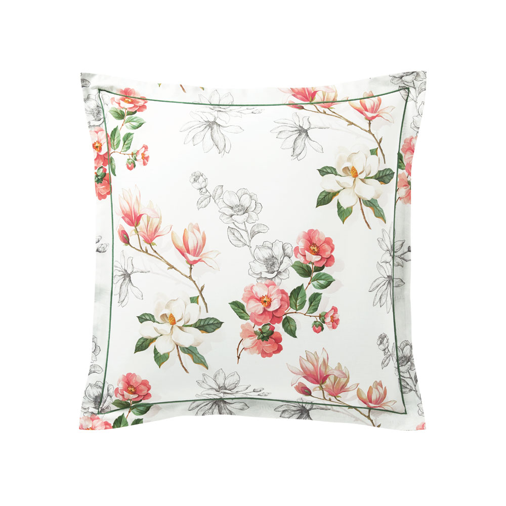 Taie d’oreiller Villandry Rose Anne de Solène