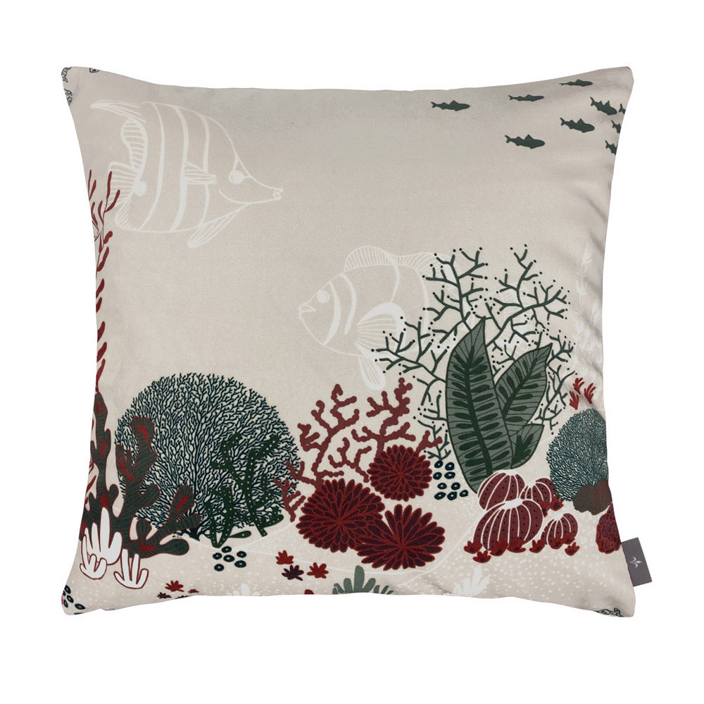 Cous­sin La jungle marine Beige Art de Lys