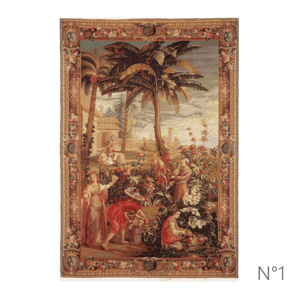 Tapisserie la récolte des ananas Art de Lys