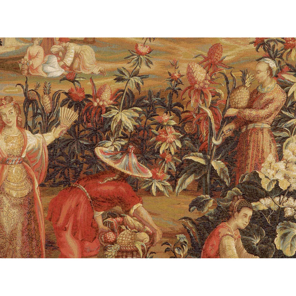 Tapisserie la récolte des ananas Art de Lys