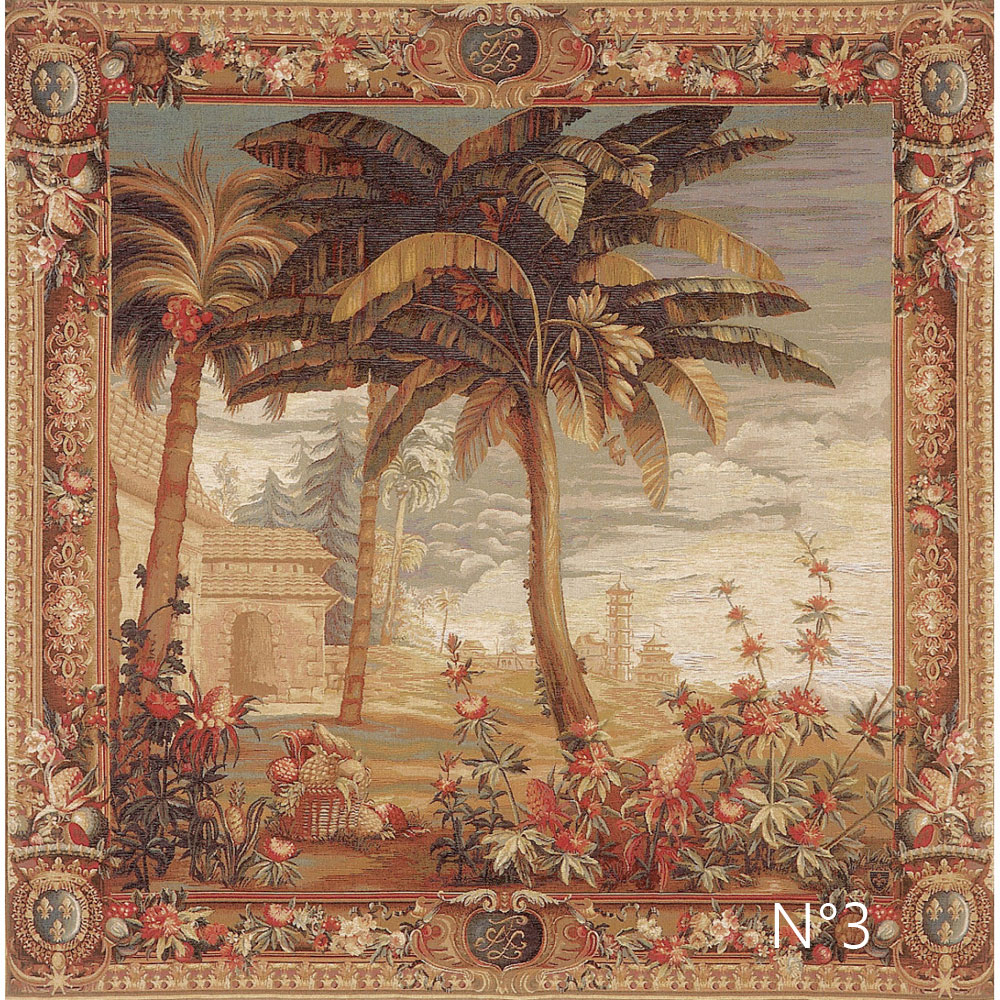 Tapisserie la récolte des ananas Art de Lys