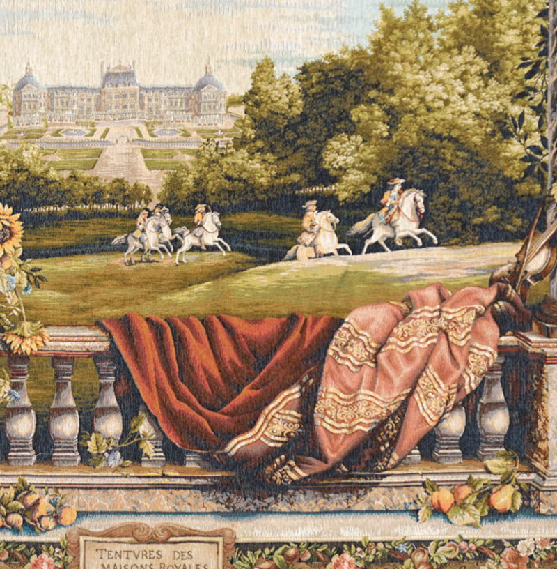 Tapisserie Terrasse au château Art de Lys