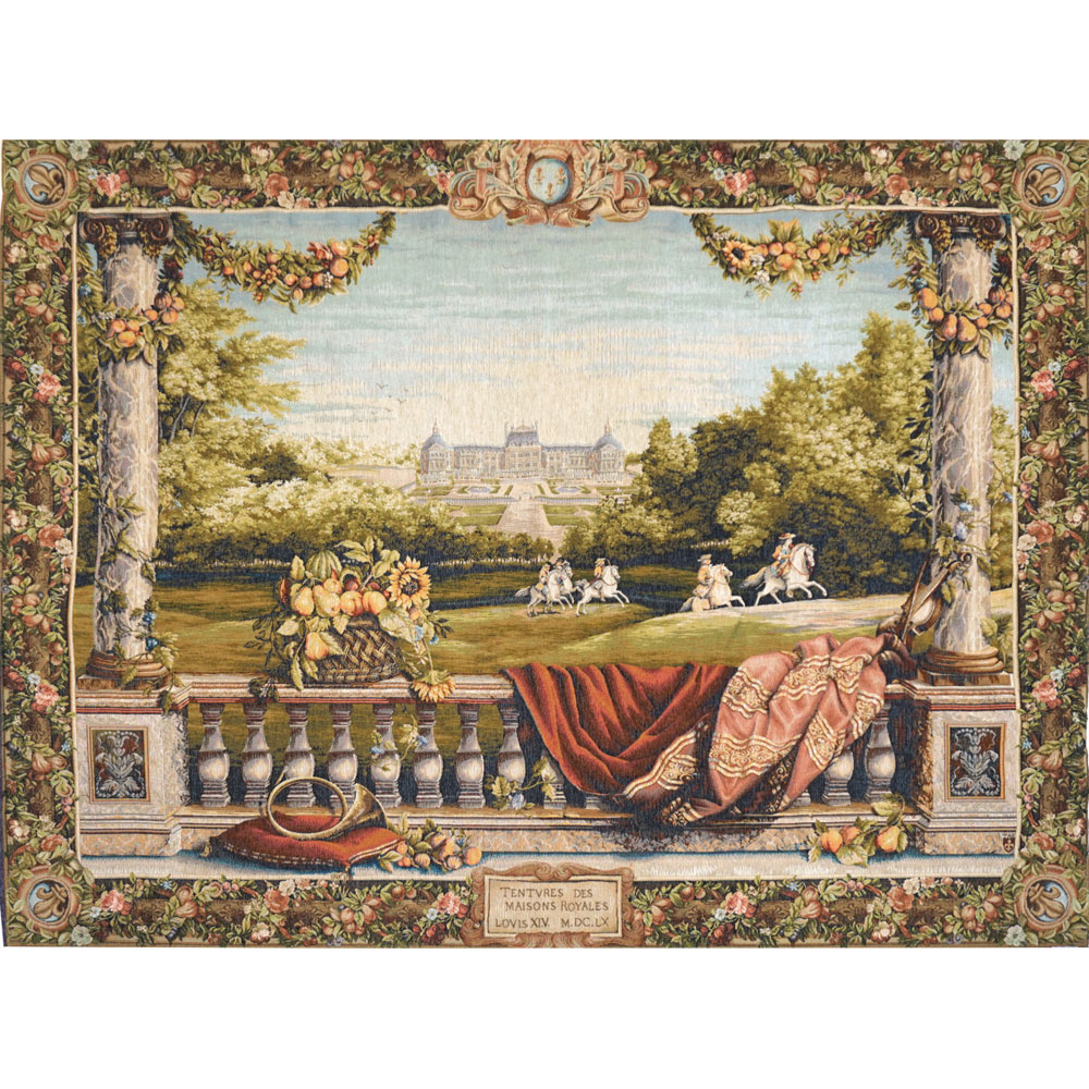 Tapisserie Terrasse au château Art de Lys