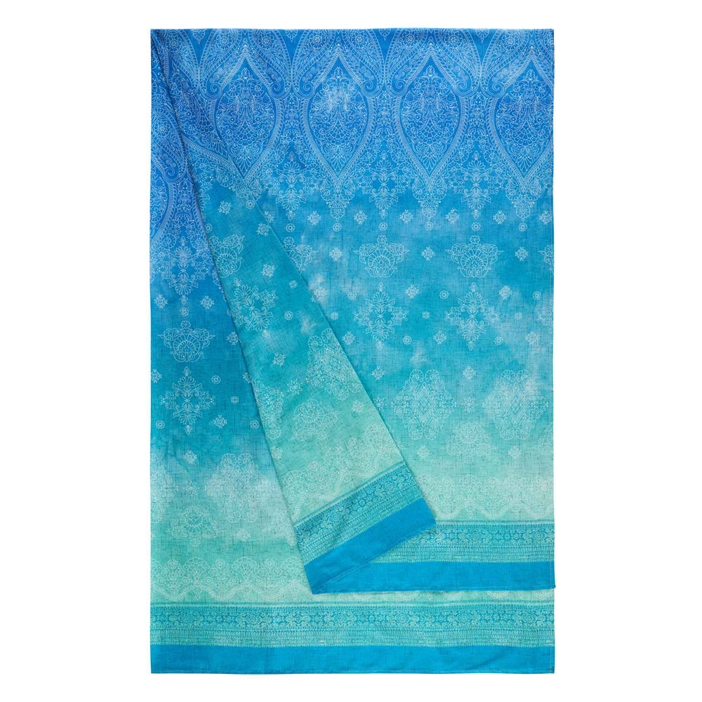 Foulard d’ameublement Kerala Blu Bassetti
