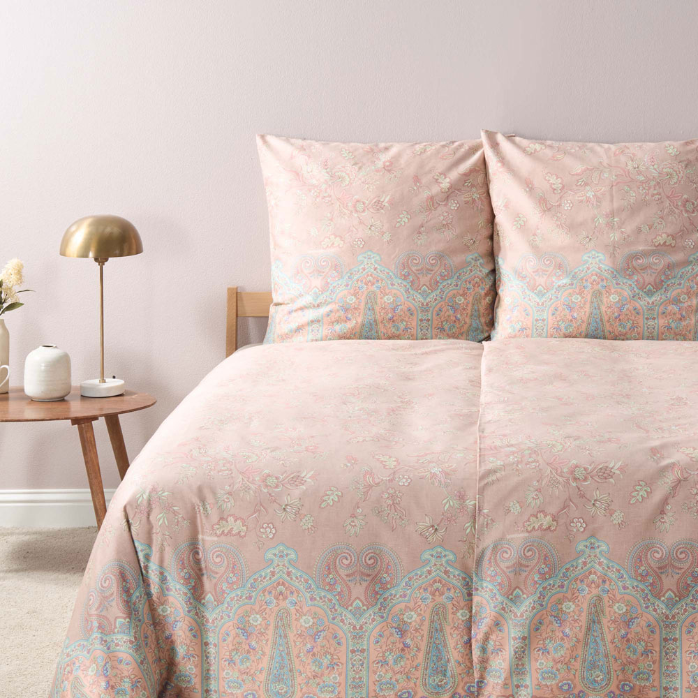 Housse de couette Indian Roses Avorio Bassetti