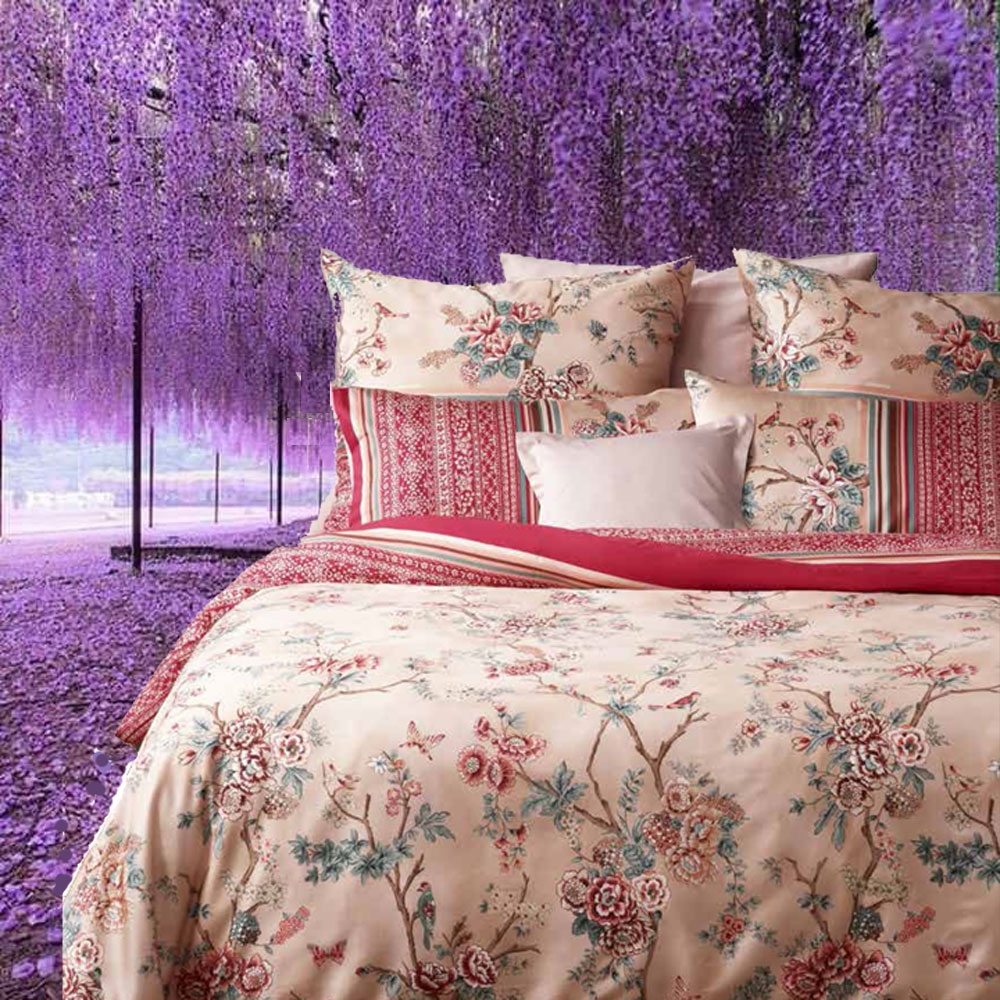Housse de couette Pallanza Rosa Shadow Bassetti