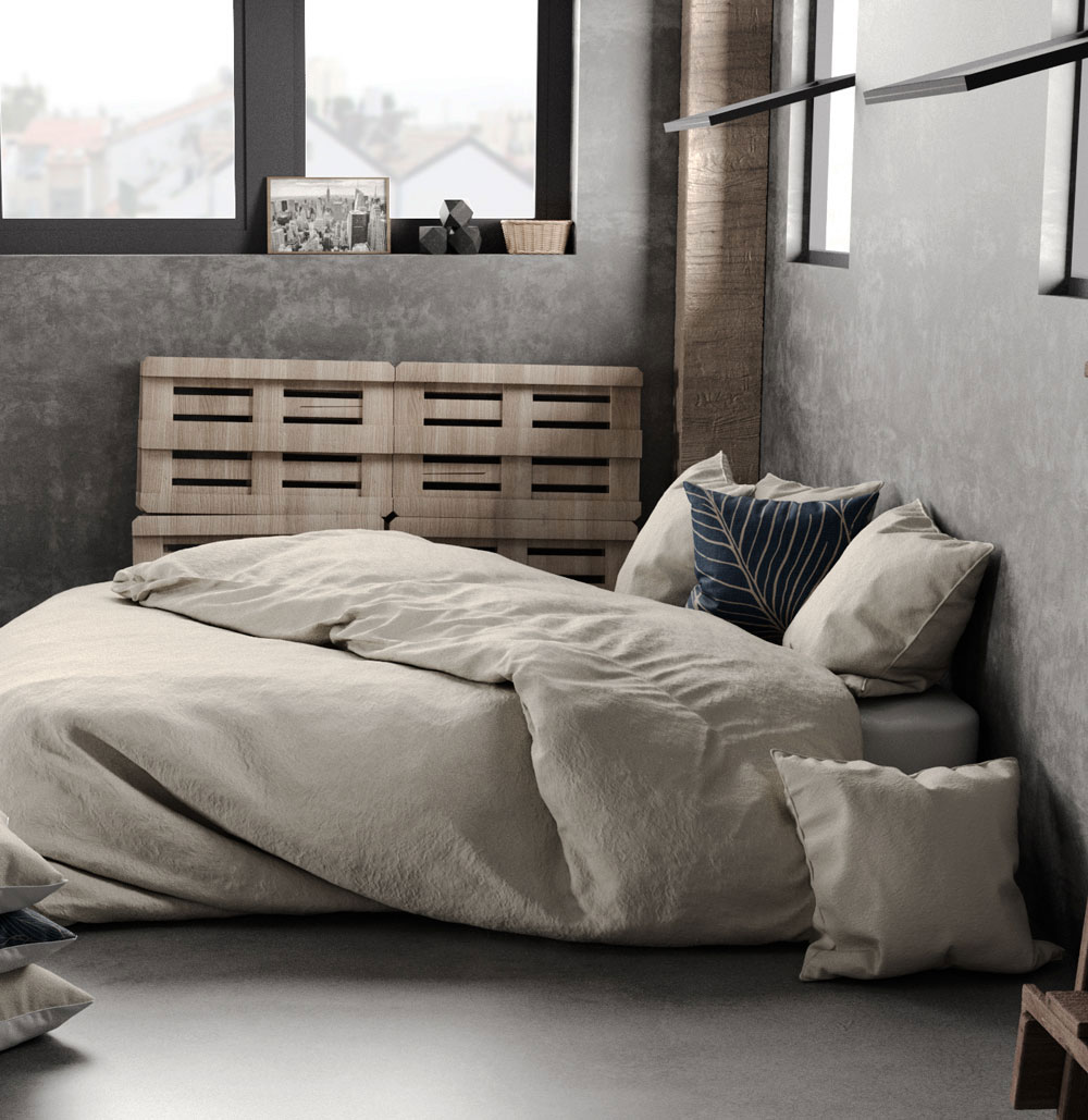 housse de couette en lin
