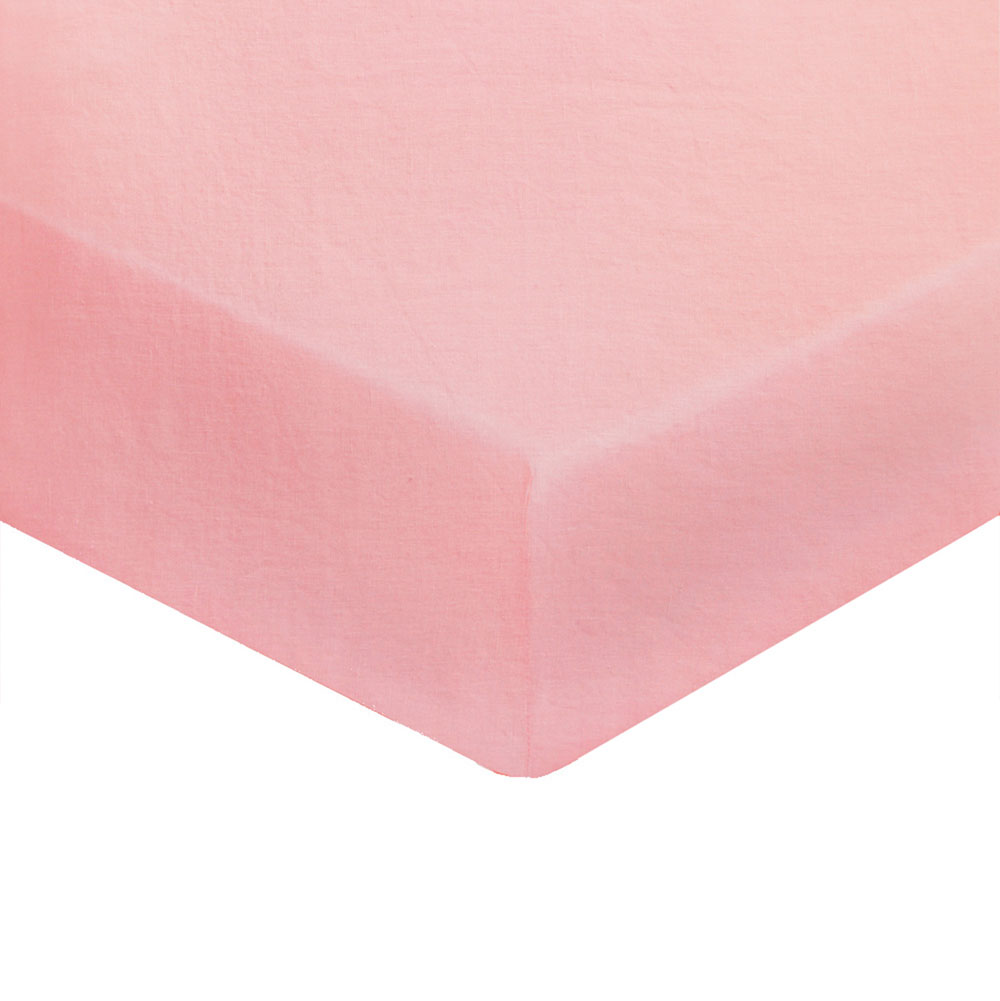 Drap housse Louxor Bois de Rose Blanc des Vosges