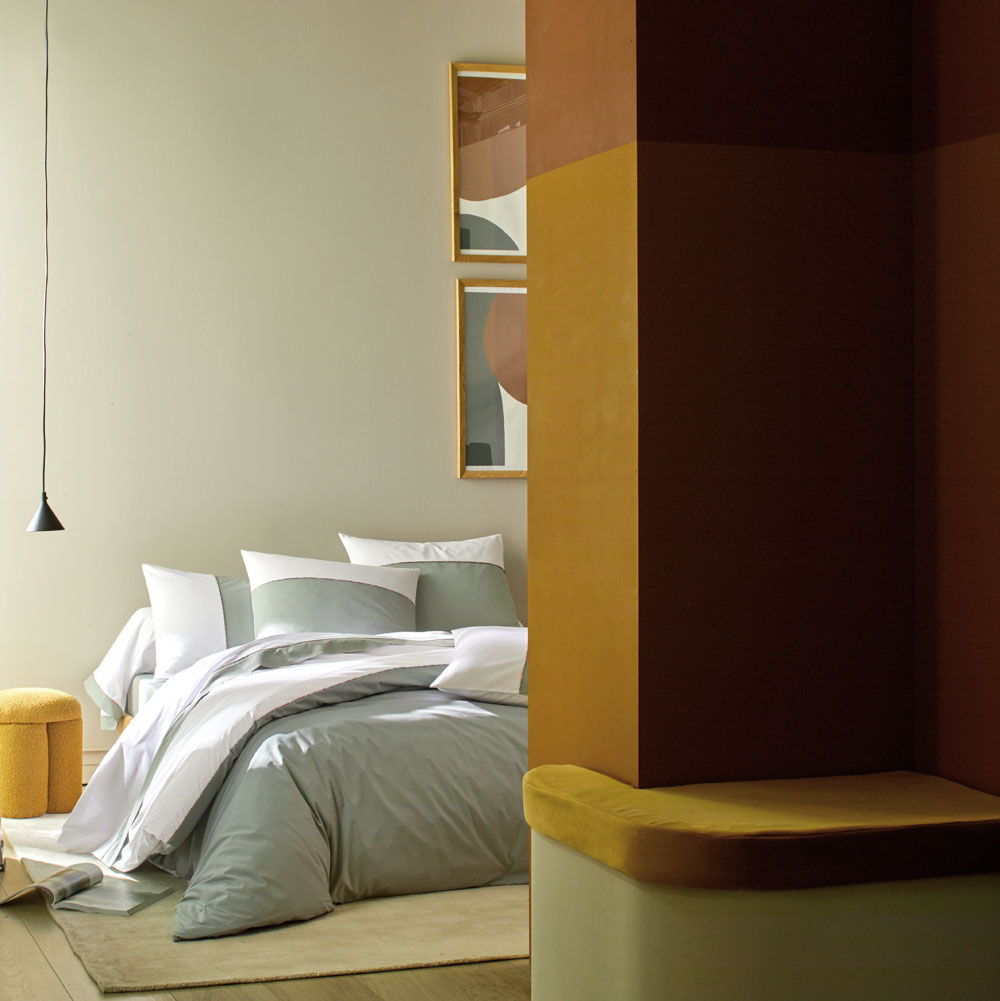 Drap plat Duo Sauge Blanc des Vosges