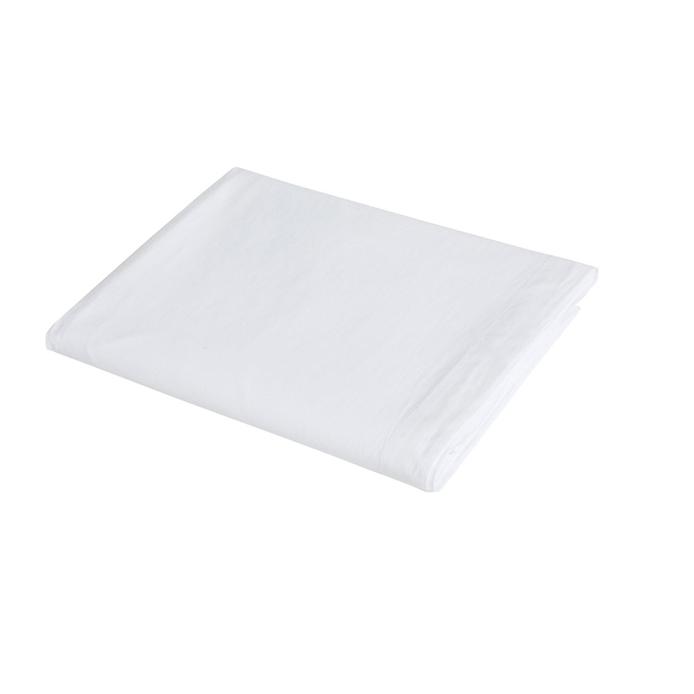 Drap plat Louxor Blanc Blanc des Vosges