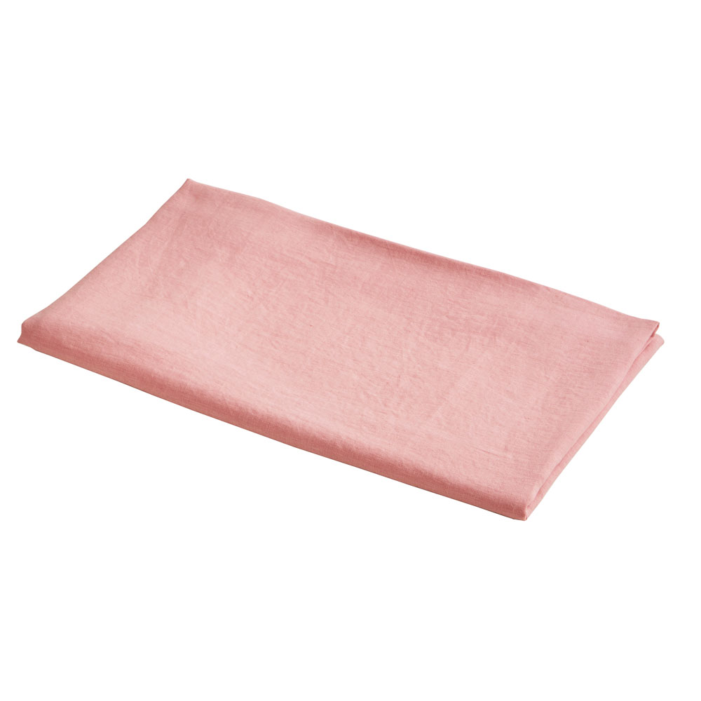 Drap plat Louxor Bois de Rose Blanc des Vosges