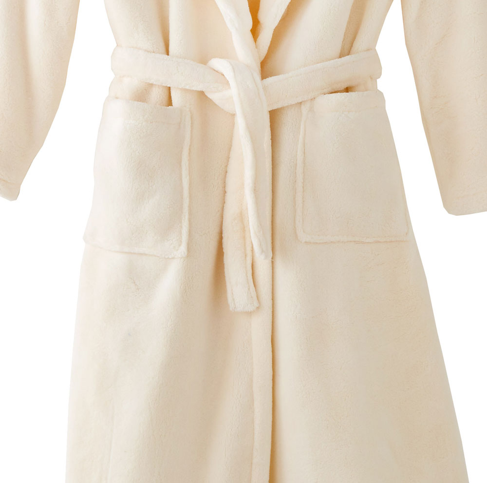 Peignoir Athena Ivoire Blanc des Vosges