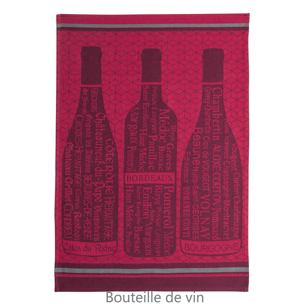 6 Torchons Vin Bordeaux Coucke