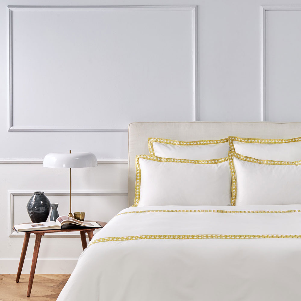 Housse de couette Flori­lège Brodé Gold Descamps