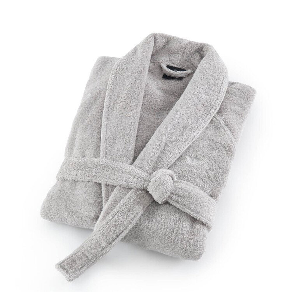 Peignoir châle La Mousseuse Platine Descamps