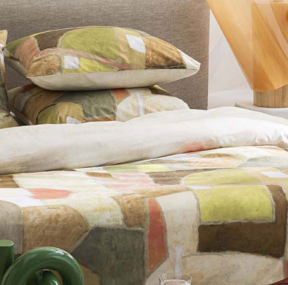 Housse de couette Clay Collage Terracotta Designers Guild