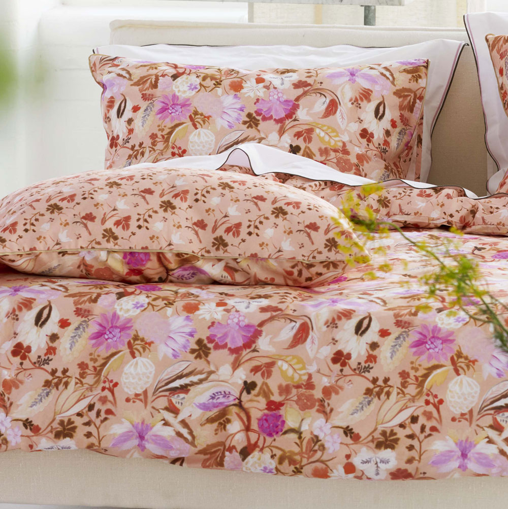 Housse de couette Giradon Coral Designers Guild