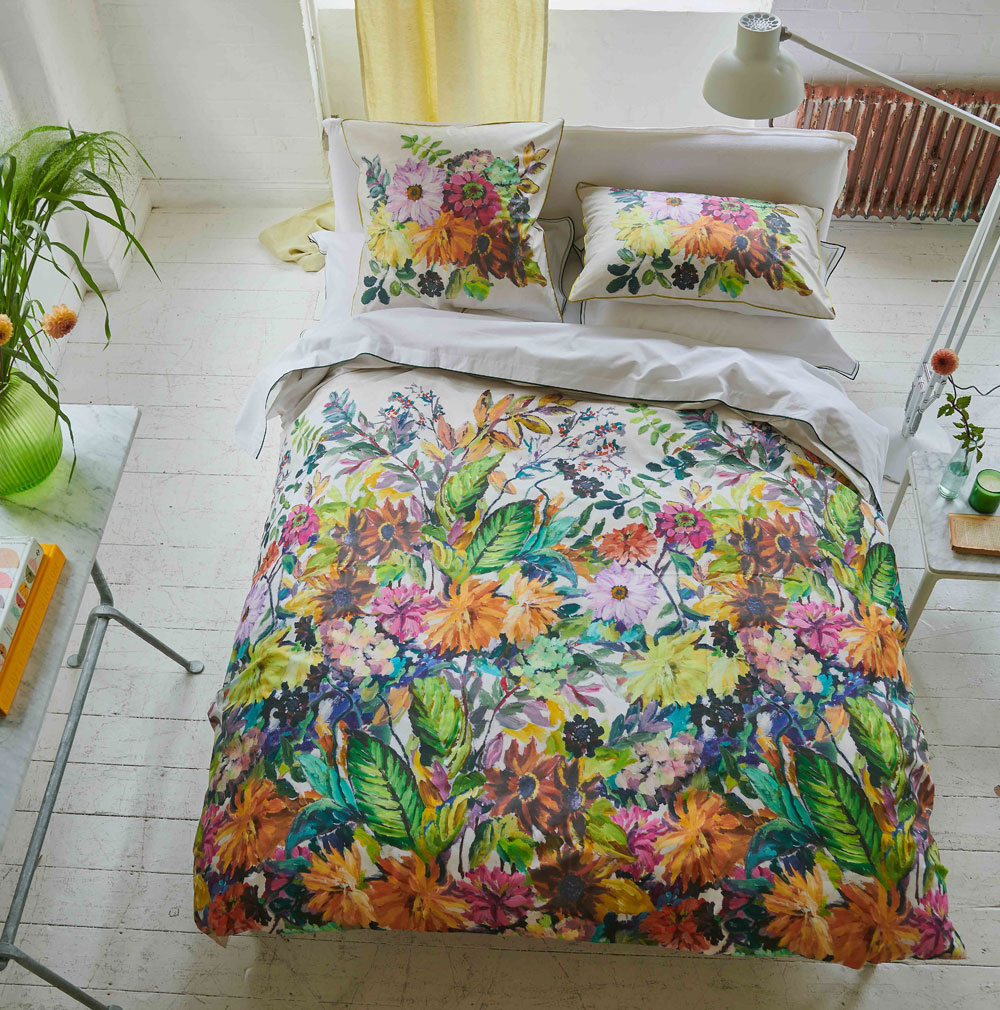 Housse de couette Glynde corail Designers Guild