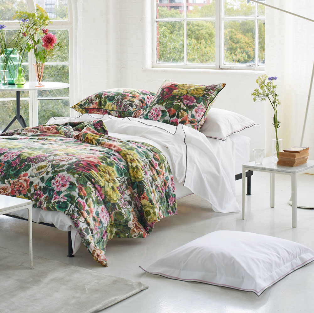 Housse de couette Grandiflora Rose Dusk Designers Guild