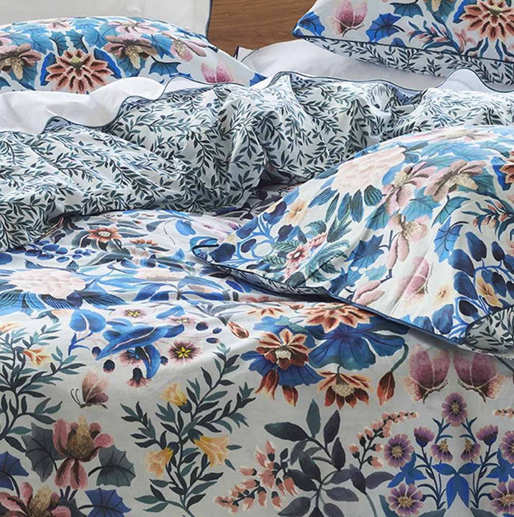 Housse de couette Ikebana Damask Designers Guild