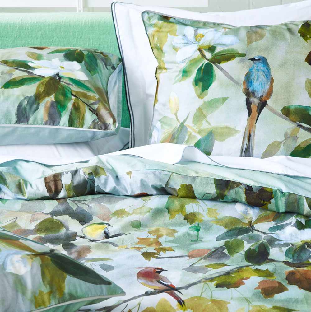 Housse de couette Maple Tree Céladon Designers Guild