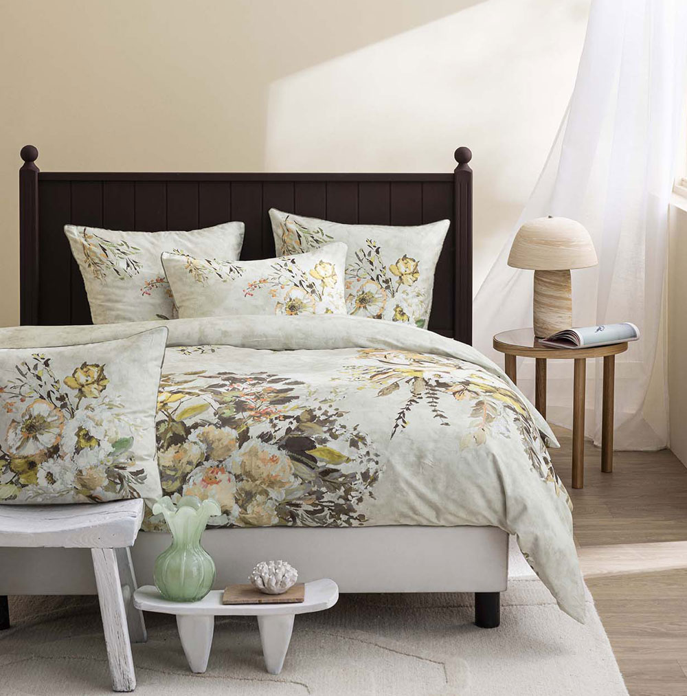 Housse de couette Marga­retta Sepia Desi­gners Guild