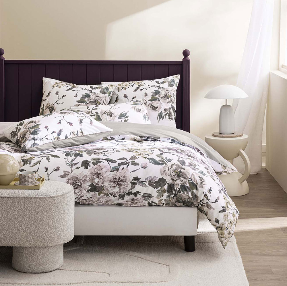 Housse de couette Shan­ghai Garden Ecru Desi­gners Guild