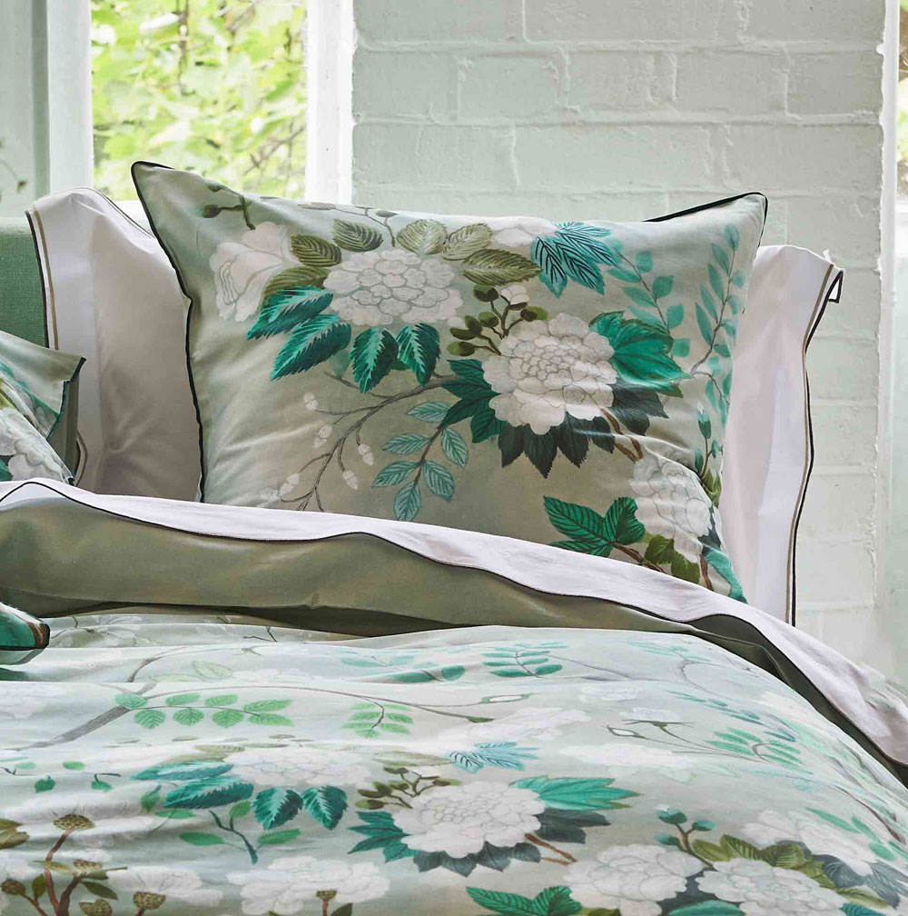 Taie d’oreiller Fleur Orientale Designers Guild
