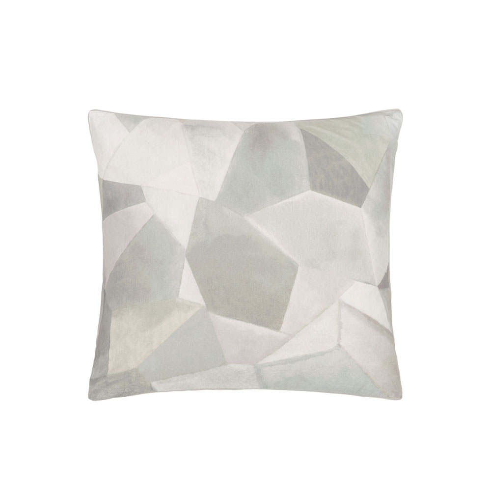 Taie d’oreiller Geo Moderne Pewter Designers Guild