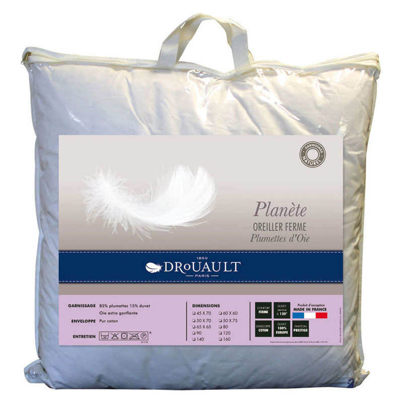Oreiller Planète 15% Duvet FERME Drouault